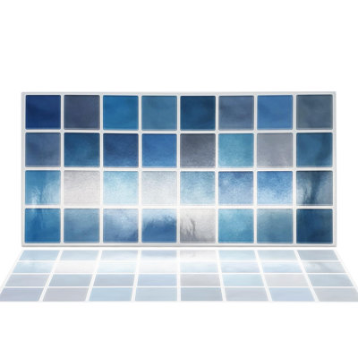 35.56 cm. W x 72.39 cm. L Fireplace Surround Peel and Stick Mosaic Tile