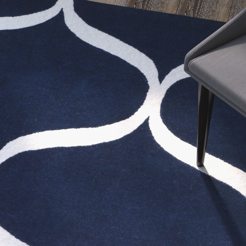 Tapis en laine touffeté à la main Cannen, Rectangle 8 pi x 10 pi