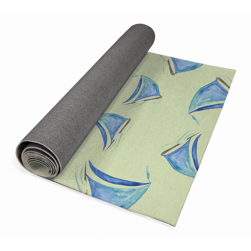 Tapis d'extérieur Summer, Tapis de couloir 2 pi 6 po x 8 pi