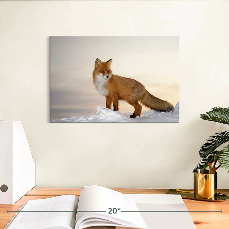 Renard majestueux Brampt, H 8 po x l 12 po