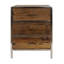 Espinal 45cm W Metal Bedside Table