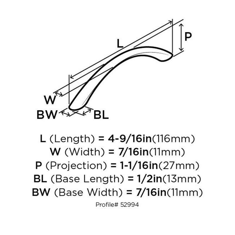 Allison Satin Nickel Arch Pull
