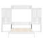 Lit escamotable avec bureau et armoires Murphy