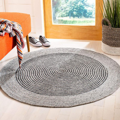 Tapis géométrique en laine tissé à la main Cordova