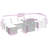 Vidaxl Garden Sofa Set Black, Cream White
