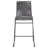 Upholstered Counter Stool with Steel Frame-1397083738