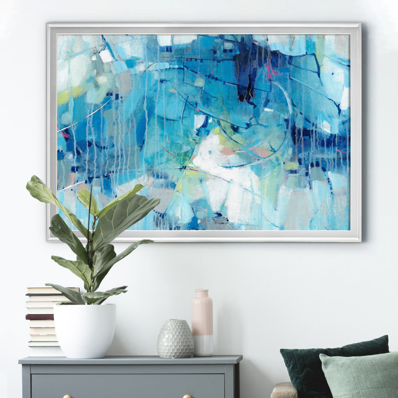Ice Breaker II - cadre photo, reproduction d'art sur toile, H 18,5 po x l 24,5 po x P 1,5 po, Argent