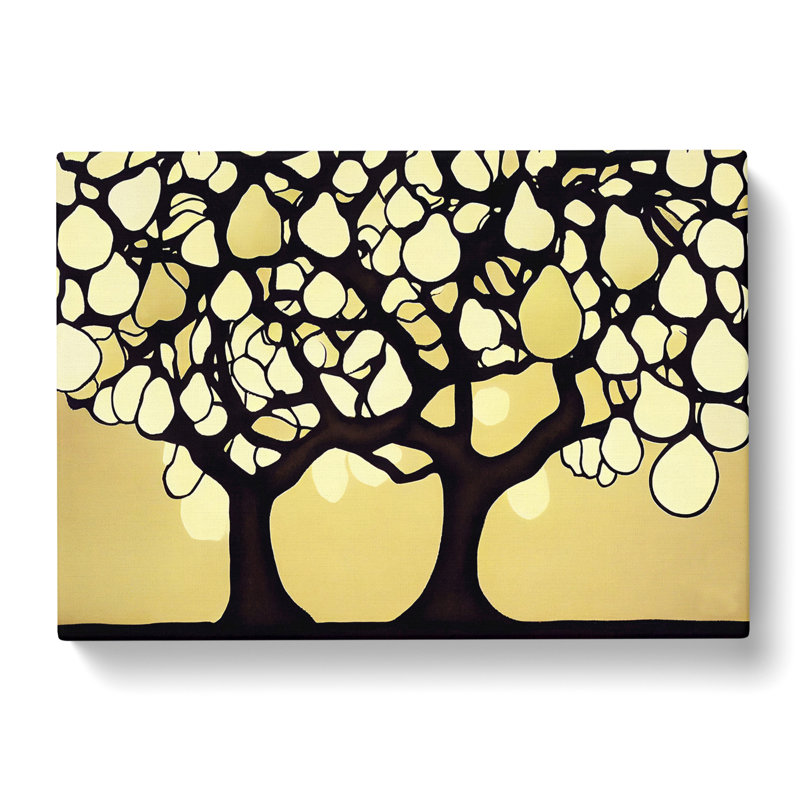 Peaceful Trees - Wall Art, 35cm H x 50cm W x 3cm D, Wrapped Canvas