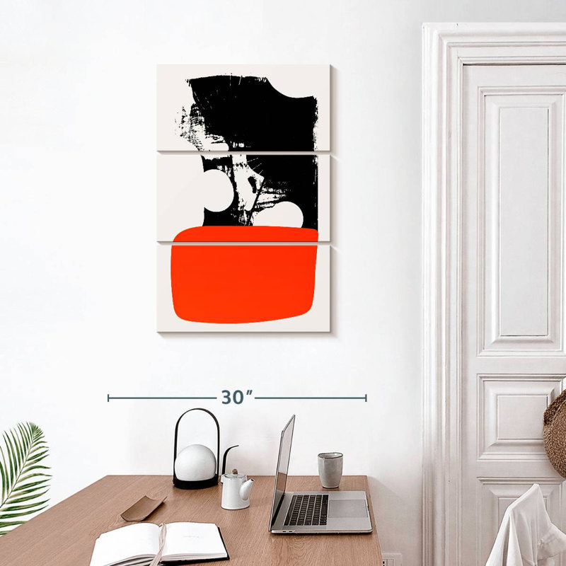 Avery Abstracta Orange, 32" H x 20" W
