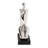 Vandervort Modern Silver and Black Ustrasana Yoga Sculpture