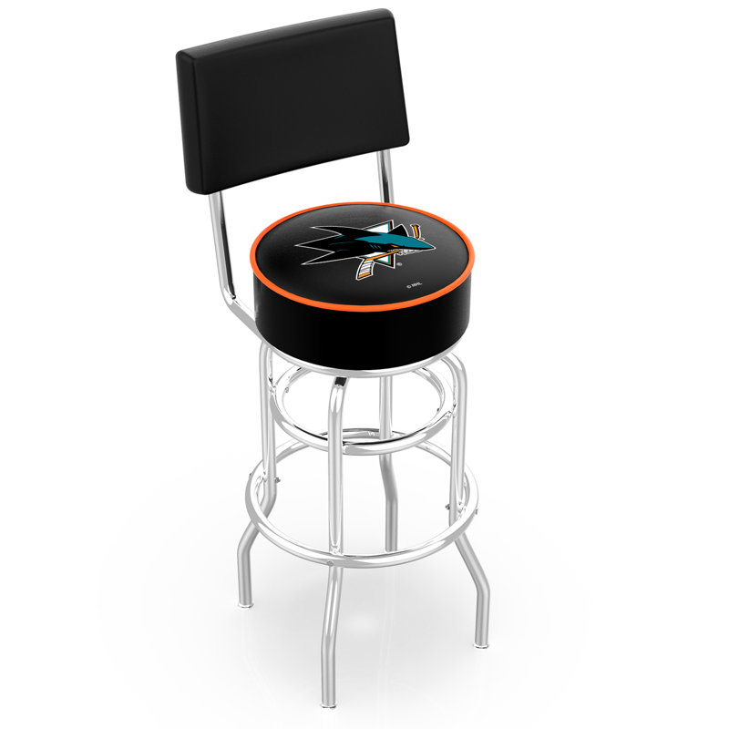 Tabouret de comptoir pivotant 25 po NHL, San Jose Sharks