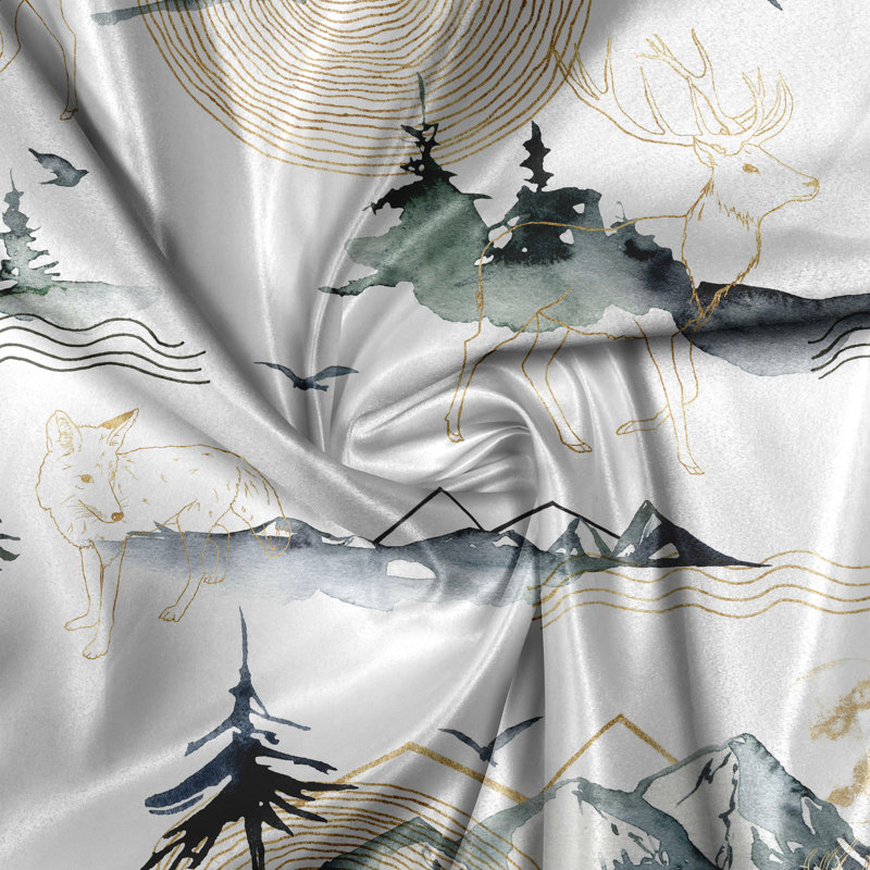Semi Sheer Curtain Pair