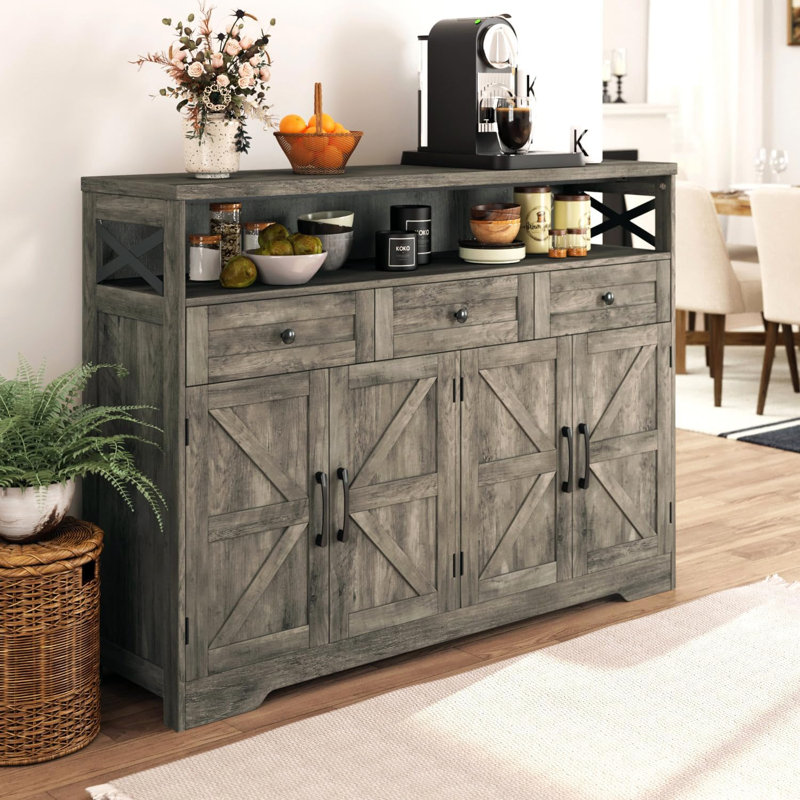 Ashveer 51.2'' Sideboard, Gray