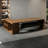 Solid Wood L-shaped Desk with Baffle-201768074
