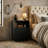 2-Drawer 1-Shelf Nightstand With Modern Design