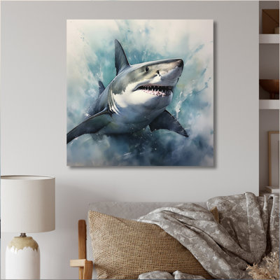 Fierce Shark II  Shark Canvas Prints