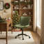 Fauteuil de bureau pivotant en similicuir avec roulettes Brionni-87784327