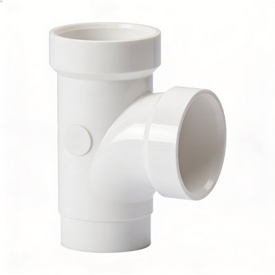 3 in. PVC DWV Drain Waste Vent Sanitary Tee Street, S x H x H White PVC Drain, Waste & Vent Fitting, (30 Pack)