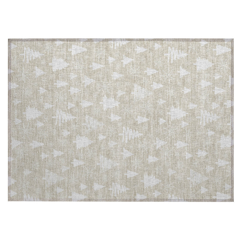 Xhevrie Machine Woven Area Rug, Rectangle 1'8" x 2'6"