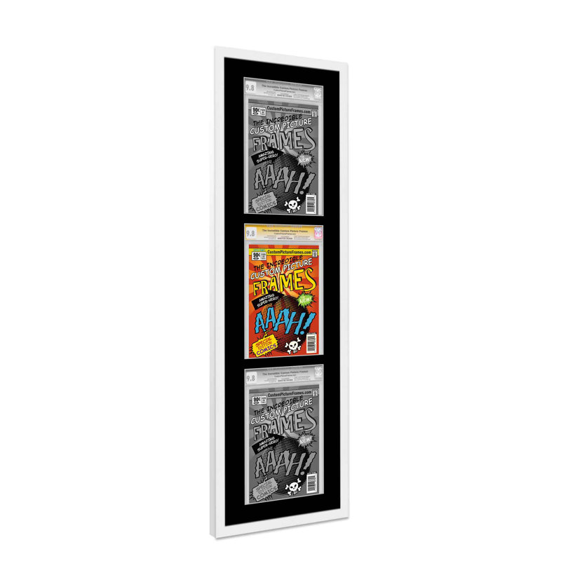 Afficher un collage de bandes dessinées, Blanc / noir, 7,125 po x 10,5 po