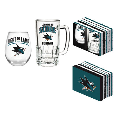 Ensemble-cadeau NHL Team Pint Glass and Wine