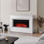 built-in electric fireplace