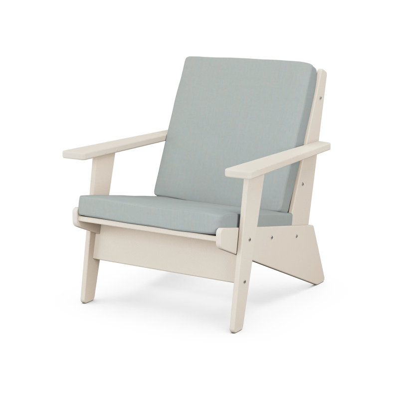 Riviera Modern Lounge Chair, Sand, Granite
