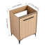 Bathroom Vanity Without Top Sink, Modern Bathroom Storage Cabinet With 2 Soft Closing Doors, Single Sink Bathroom Vanity
