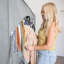 Garde-robe portable avec tringle en métal-946152646
