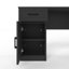 Bureau d'ordinateur en L avec 2 armoires et 2 tiroirs sous la table-130630360