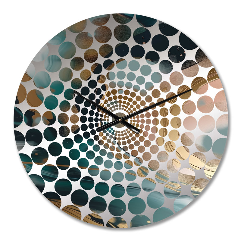 Ilanny - Horloge murale abstraite en marbre, Petit