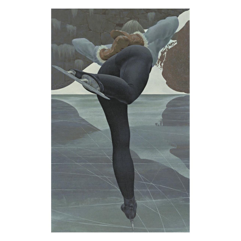 «Skater» par Alex Colville - Impression giclée, H 28 po x l 22 po