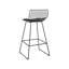 Caillier Upholstered Counter Stool with Metal Frame-105592162