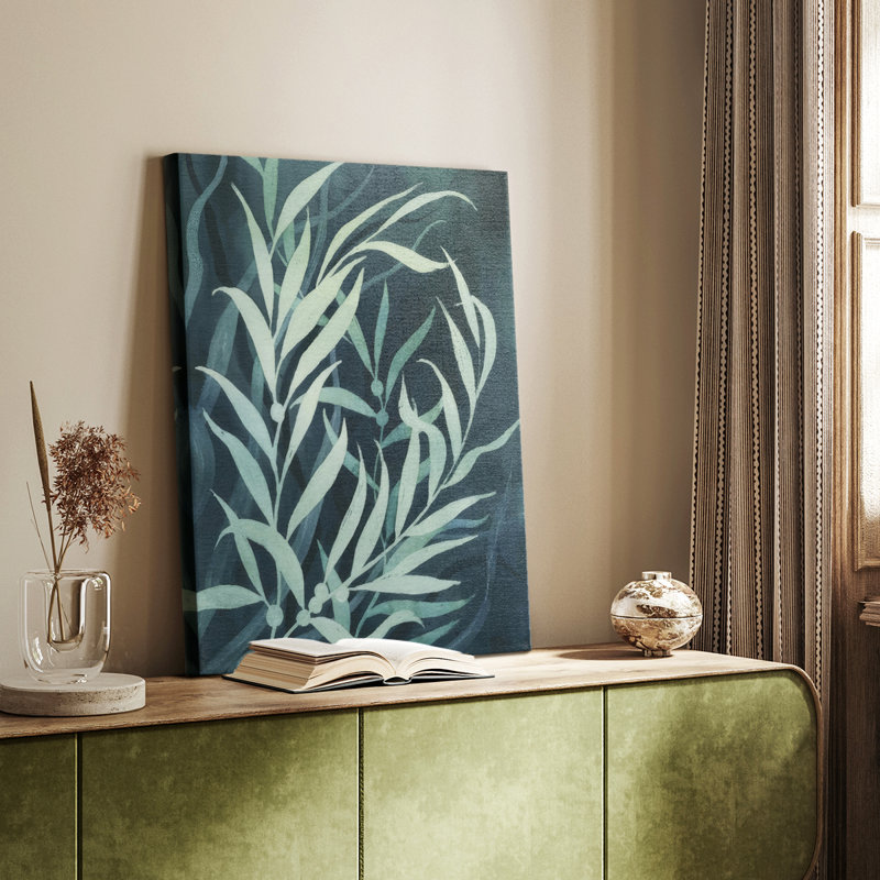 Deep Blue Forest I - galerie Cavas sur mesure, H 12 po x l 8 po