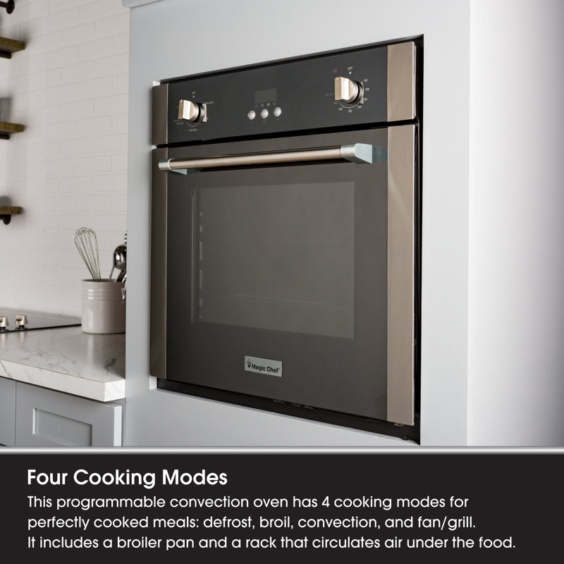 Magic Chef 24-Inch Stainless Steel Built-In Convection Oven
