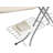 Brabantia Size C Large Ironing Board with Steam Iron Rest and Linen Rack