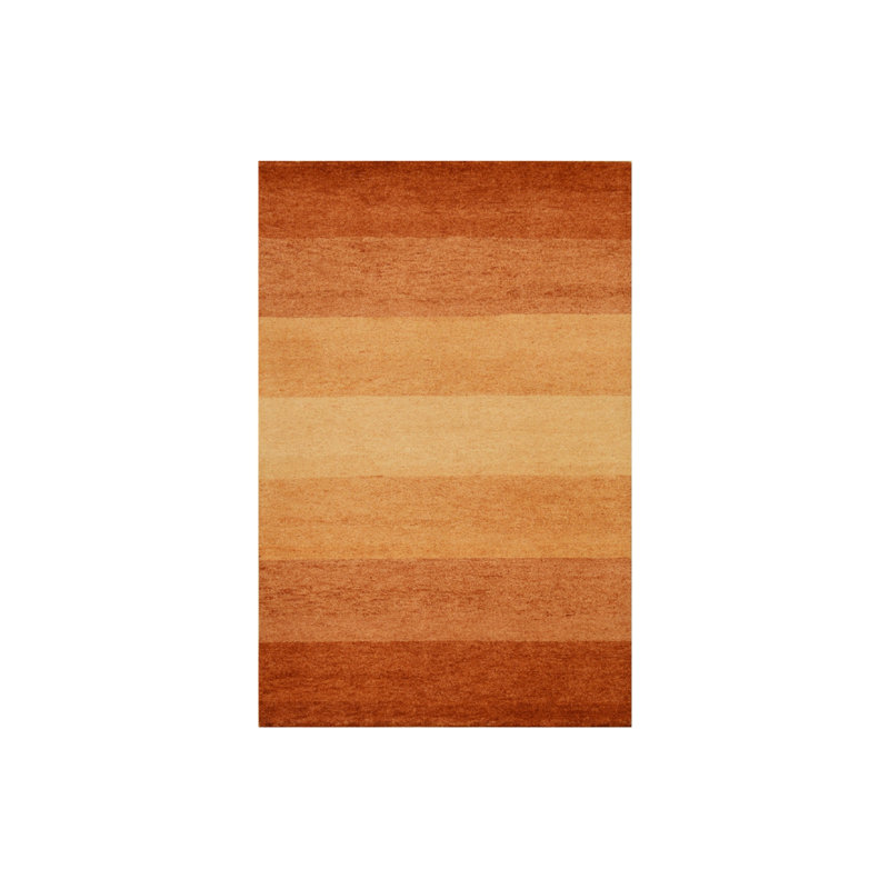 Striped Hand Woven Area Rug, Rectangle 140 x 200cm