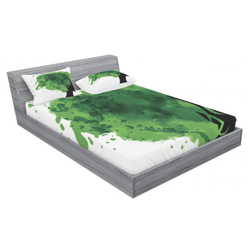 Ensemble de draps pour salon capillaire, Ensemble de drap pour grand lit avec drap-housse