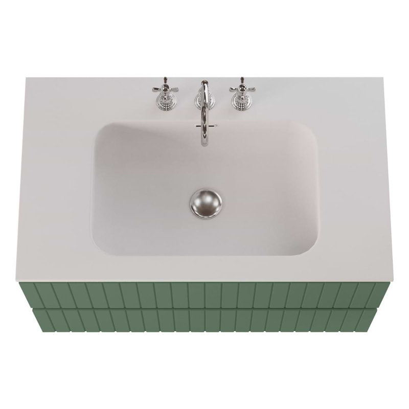 Prima Single Vanity, Forest Green, 36"
