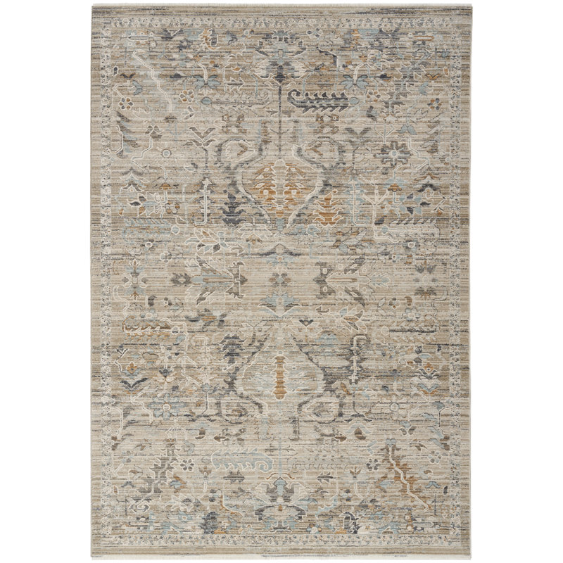 Floral Indoor Rug, Rectangle 7'10" x 10'1"