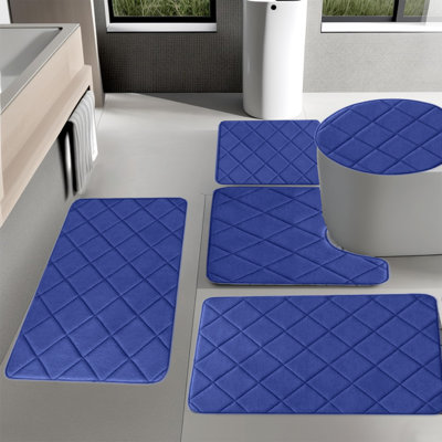 Ensemble de tapis de salle de bain 5 pièces