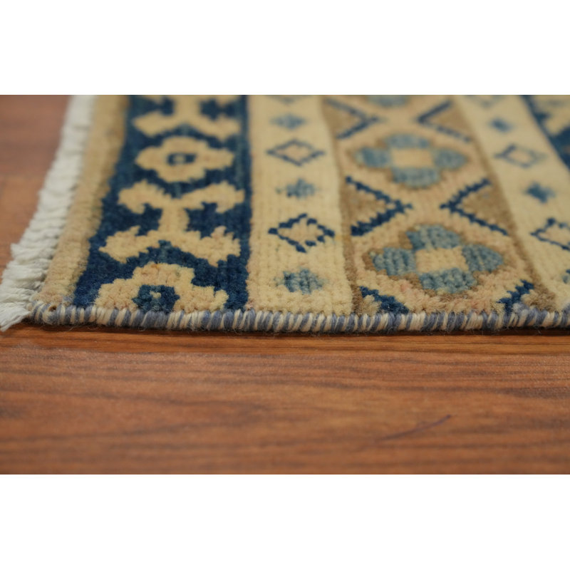 Tapis de style rétro avec motifs complexes et motifs géométriques 2 x 3
