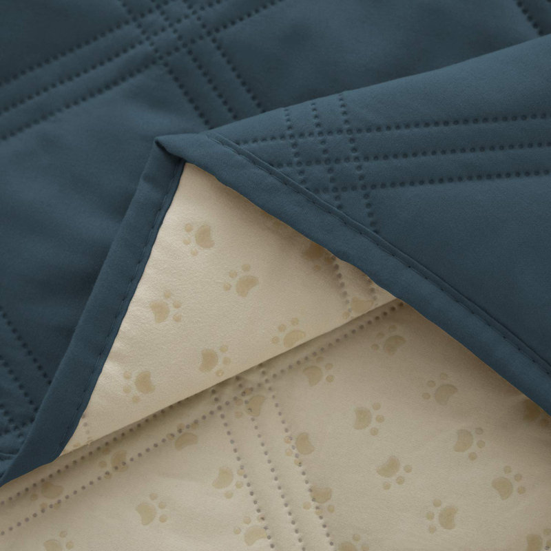 Couverture imperméable pour lit pour chien avec dossier antidérapant pour canapé