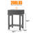 Aliah HIPS Outdoor Side Table Adirondack 2-Tier End Table Weatherproof & Durable Patio Table Outdoor End Table for Patio, Poolside, and Lawn-1031503867