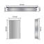 Pharmacie 15 po x 26 po avec miroir Aluminium