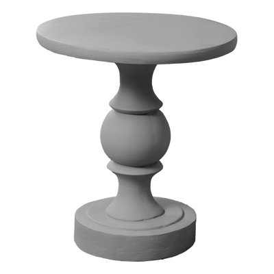 Modern Accent Table 25"H Indoor Or Outdoor Bedroom End Living Room Nightstand Round Side Table Transitional