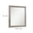Afolabi Flat Wall Mirror