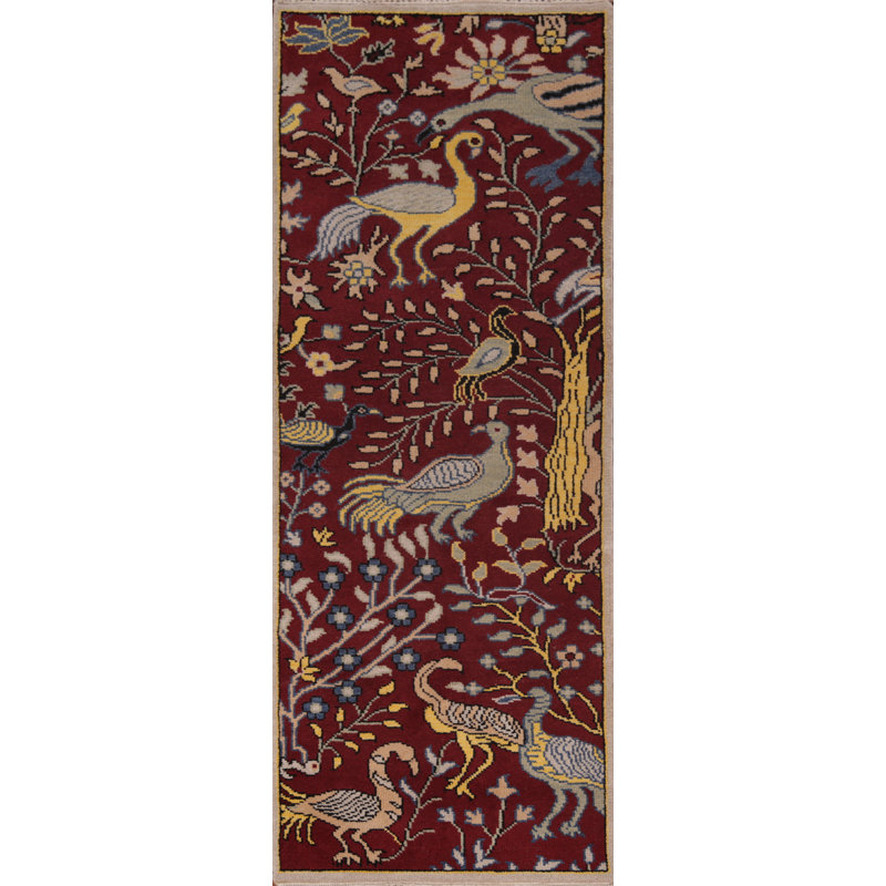 Tapis de couloir indien animaux Design Ziegler