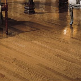 Parquet en chêne massif de 5/16 po d'épaisseur x 2 1/4 po x de longueur variable, Moelleux