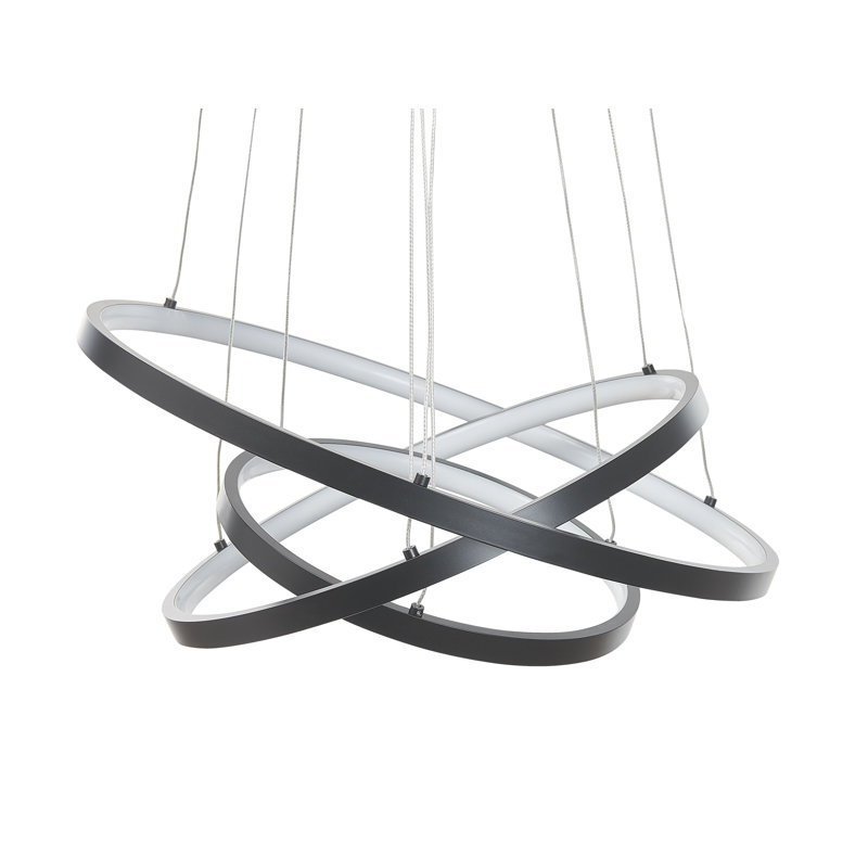 Pueblo 3 - Light LED Unique/Statement Pendant, Black